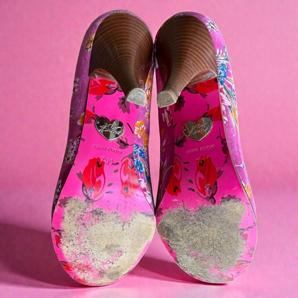 Betsy Johnson Garden Party Pumps size 7.5 - Picture 8 of 13